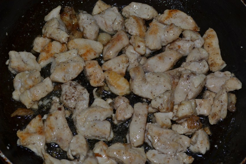 Жареное куриное филе