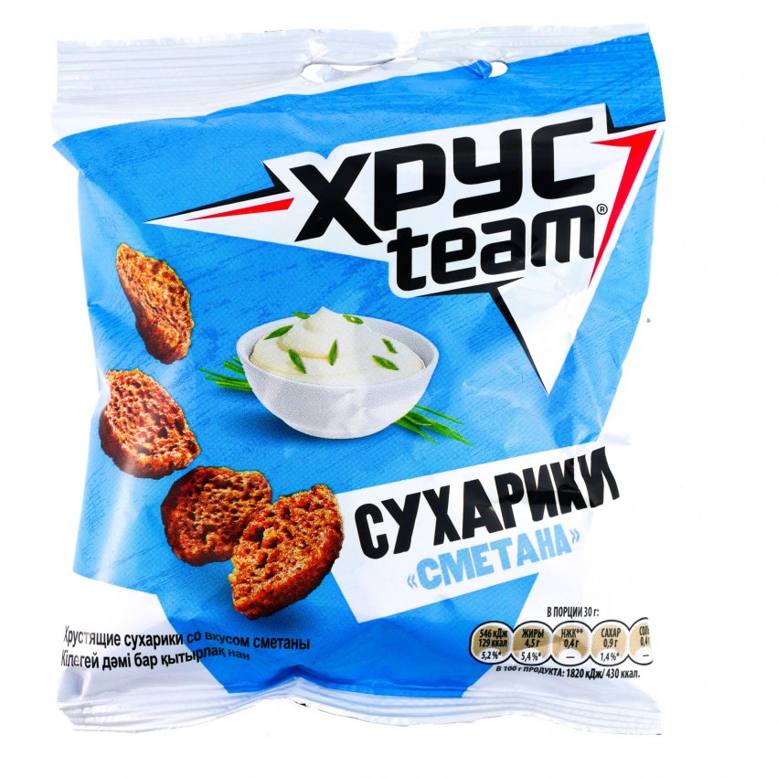 Хрусteam сухарики сметана, 40 г