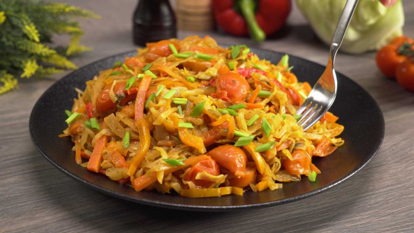 Жареная капуста