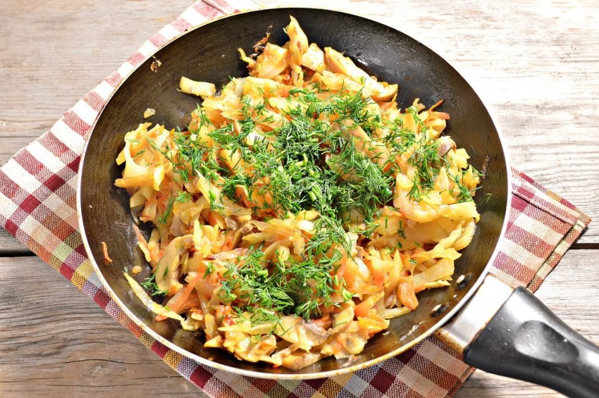 Обжаренная капуста