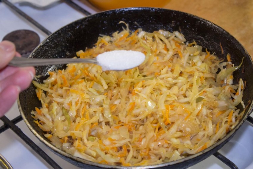 Жареная квашеная капуста