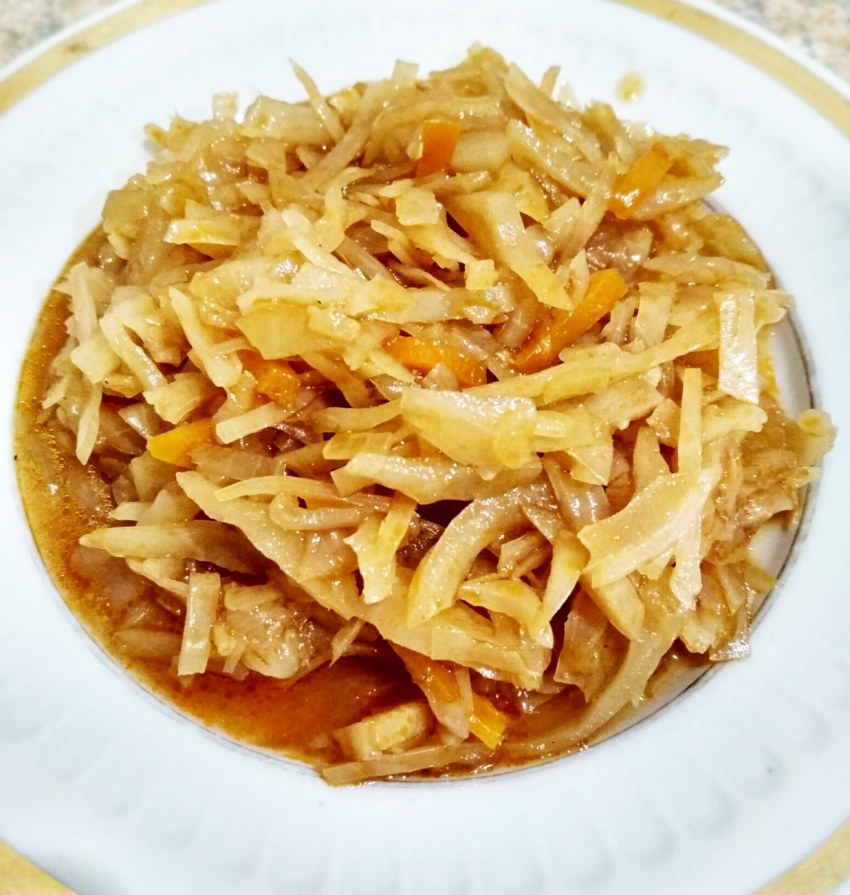 Жареная квашеная капуста