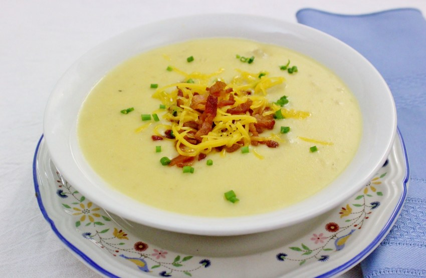 Английский куриный суп с сыром