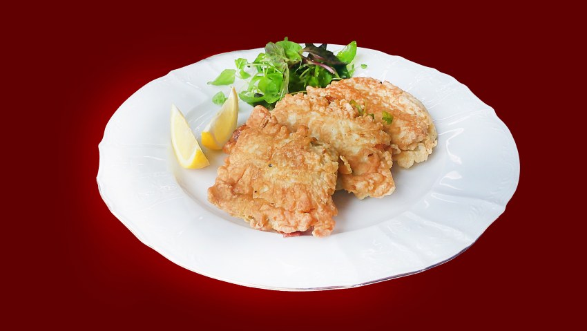 Жареная рыба минтай