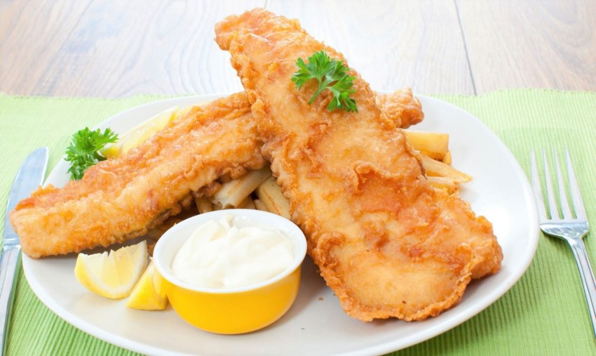 100 Грамм рыбы в кляре