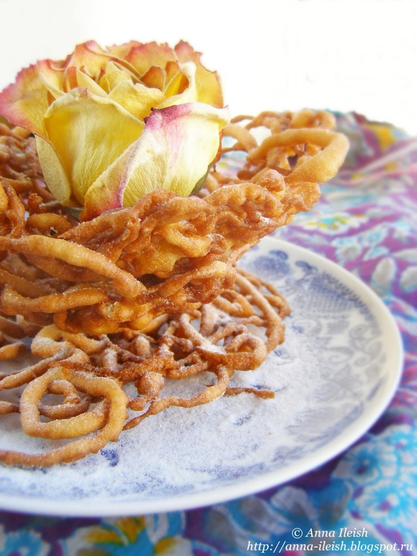 Формы хвороста красиво и просто