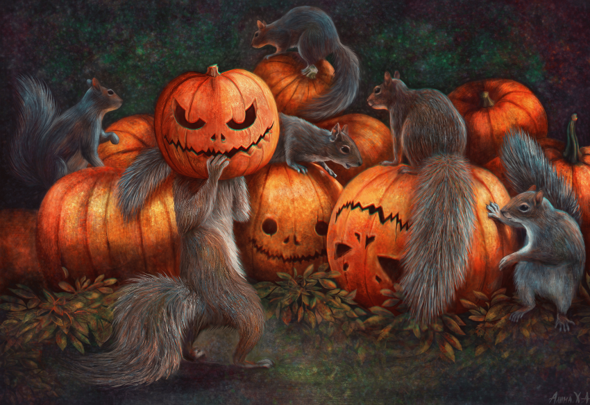 Helloween тыква Illustrator