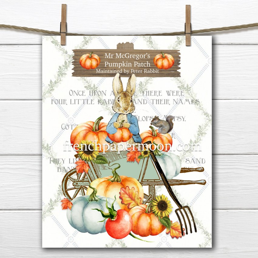 Сказочный огород с тыквами