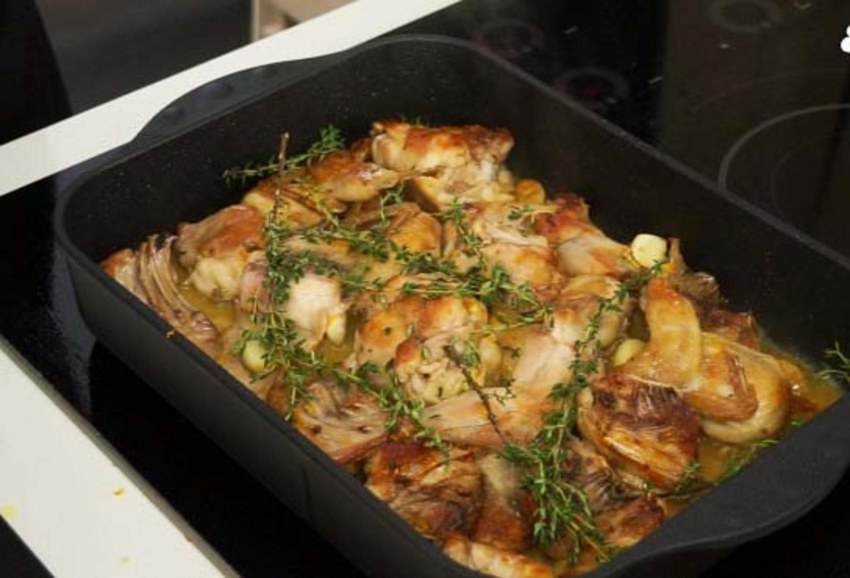 Филе кролика с тыквой