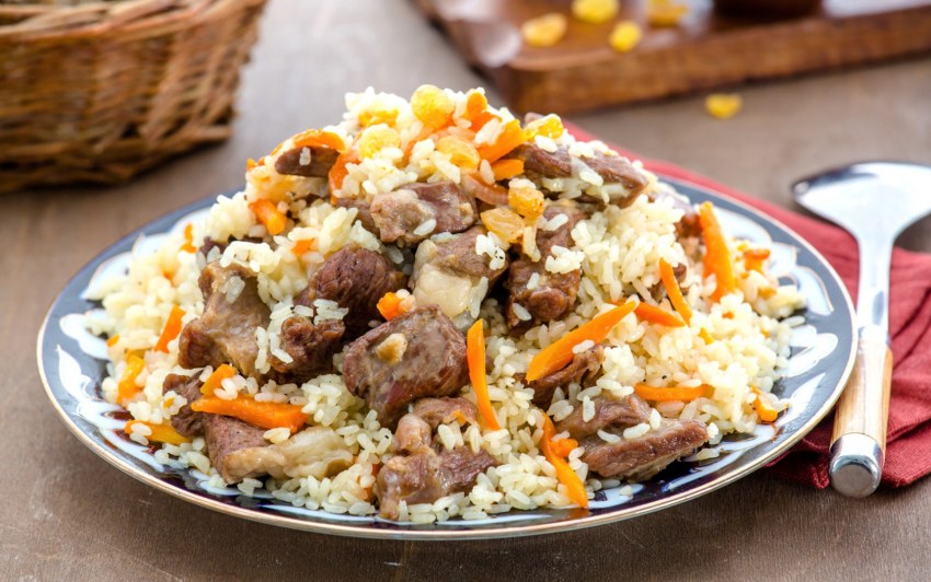 Плов с говядиной