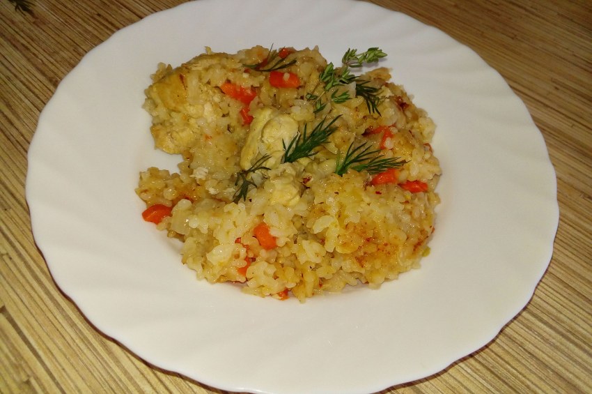 Плов с курицей