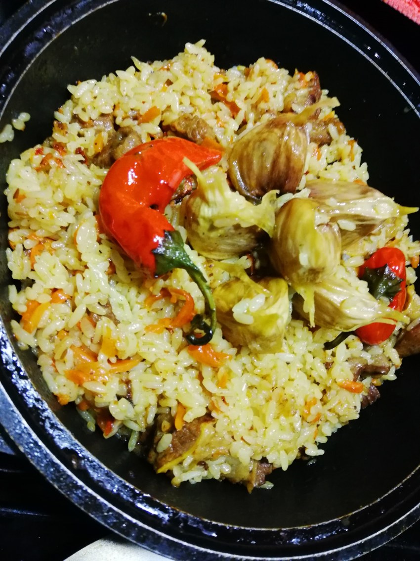 Полный казан плова