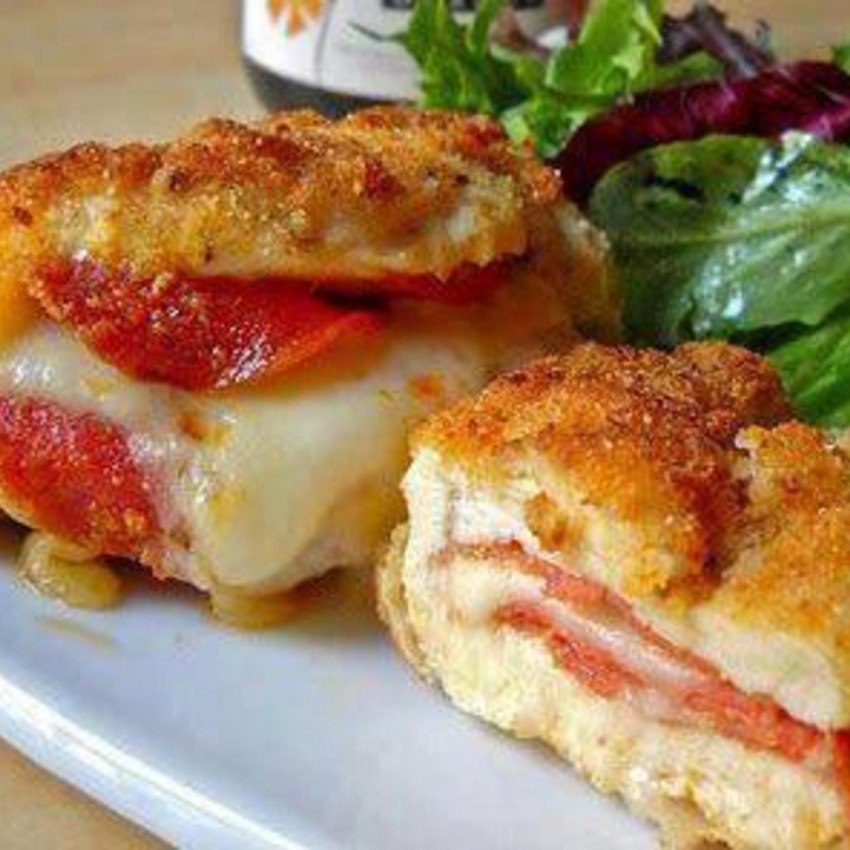 Куриная грудка фаршированная сыром