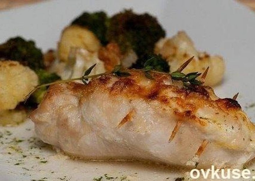 Фаршированные грудки курицы