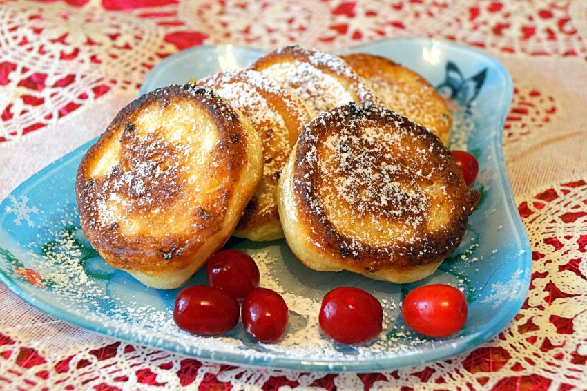 Творожные оладьи