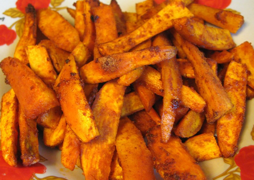 Батат по деревенски