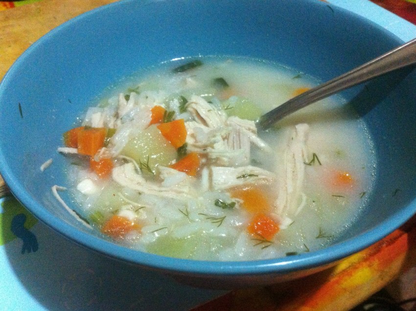 Суп с курицей