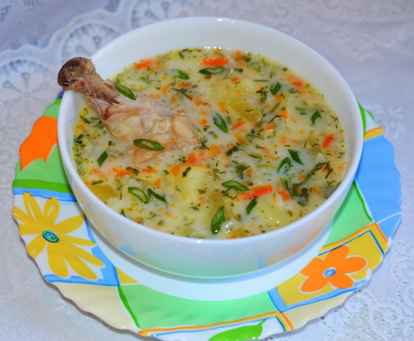 Суп картофельный с рисом