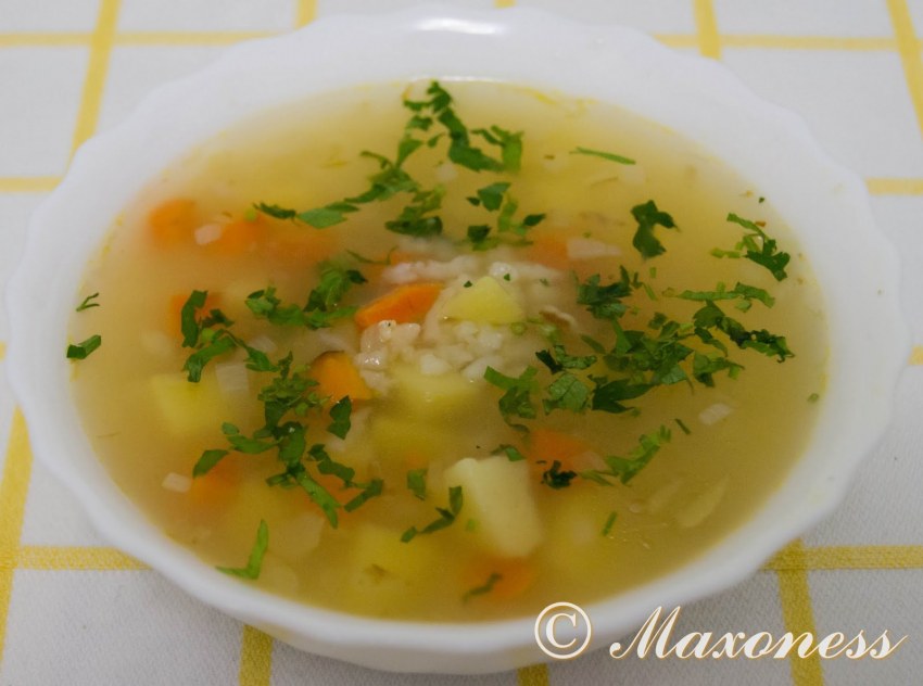 Картофельный суп без мяса