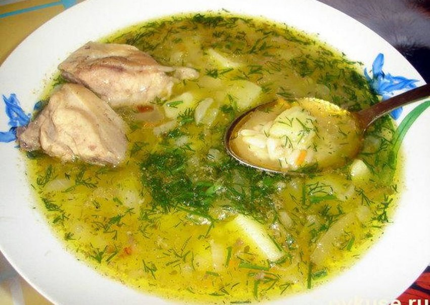 Рисовый суп авголемоно