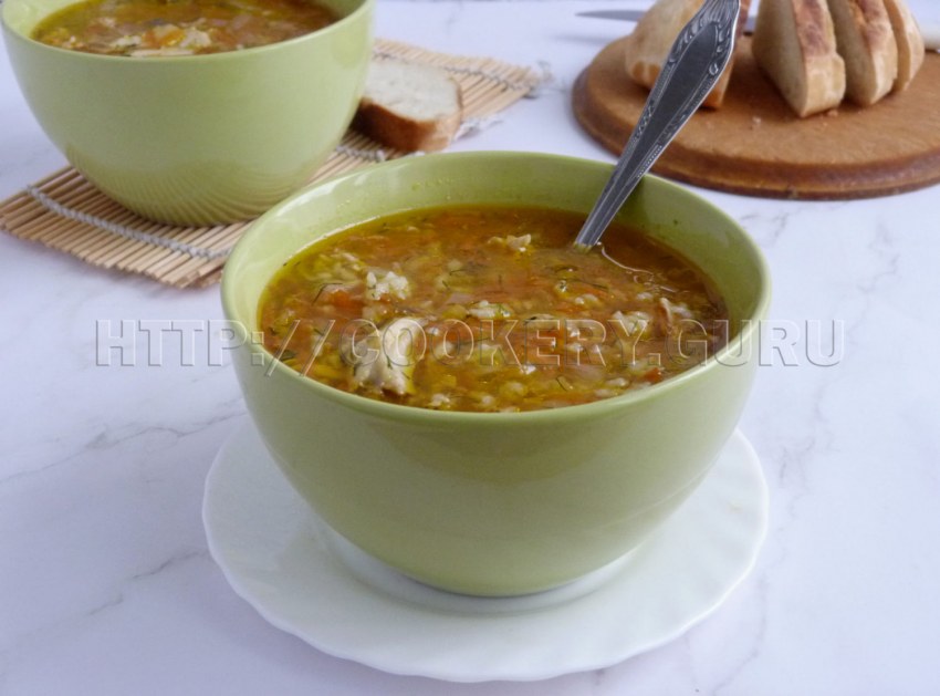 Харчо с картошкой и рисом