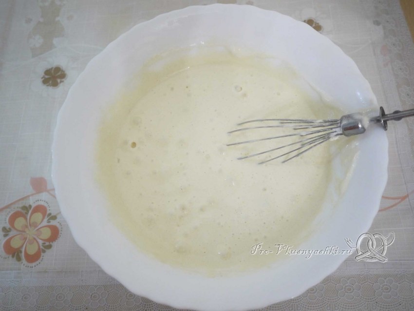 Замачиваем торт кефиром