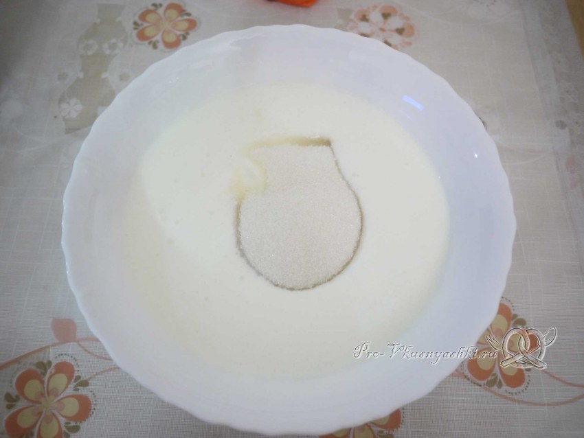 Крем из замороженного кефира для торта