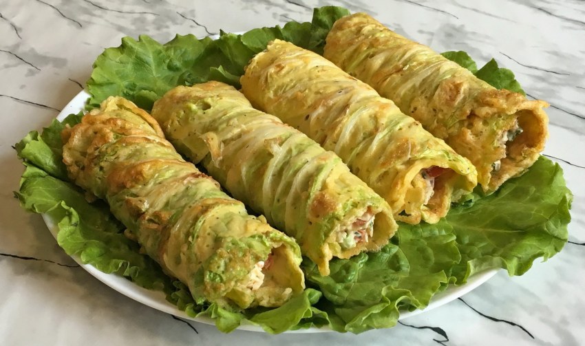 Рулетики из пекинской капусты