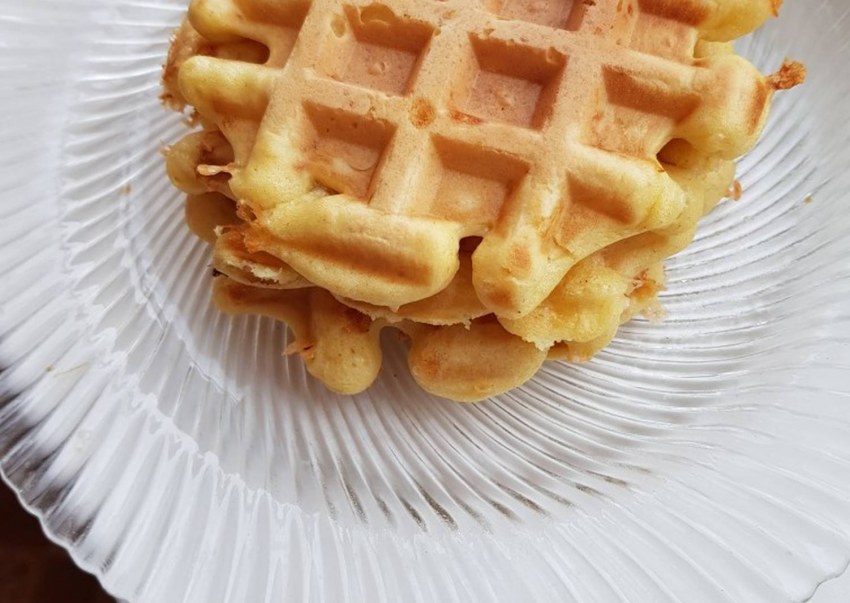 Сырные вафельки