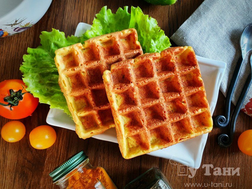 Закуска из венских вафель