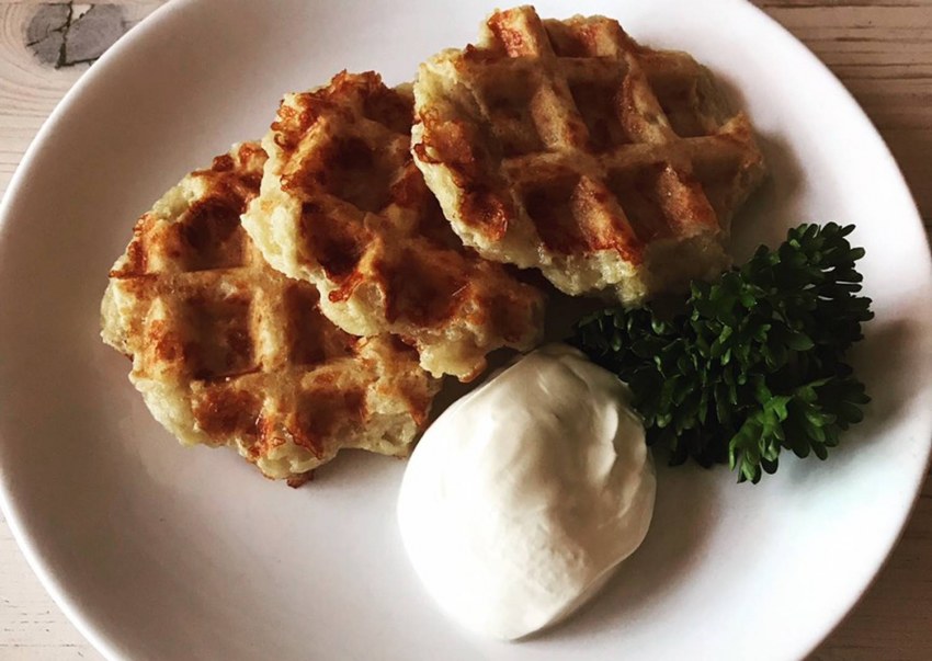 Сытные вафли