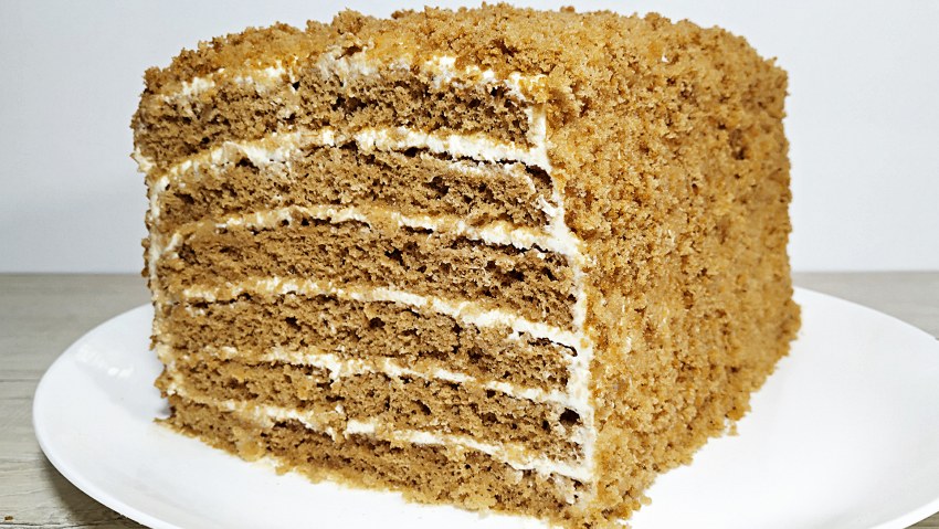 Торт медовик без соды