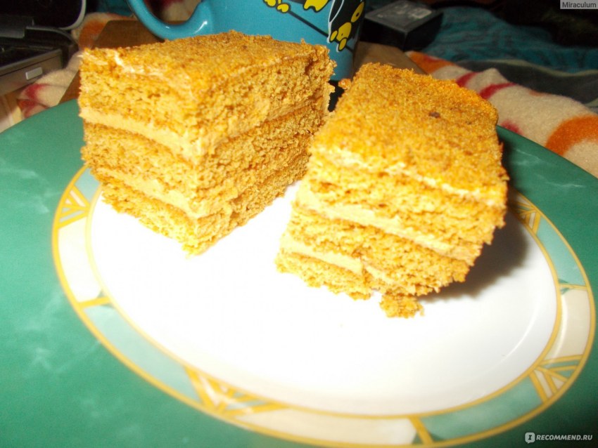 Вкусный медовый торт