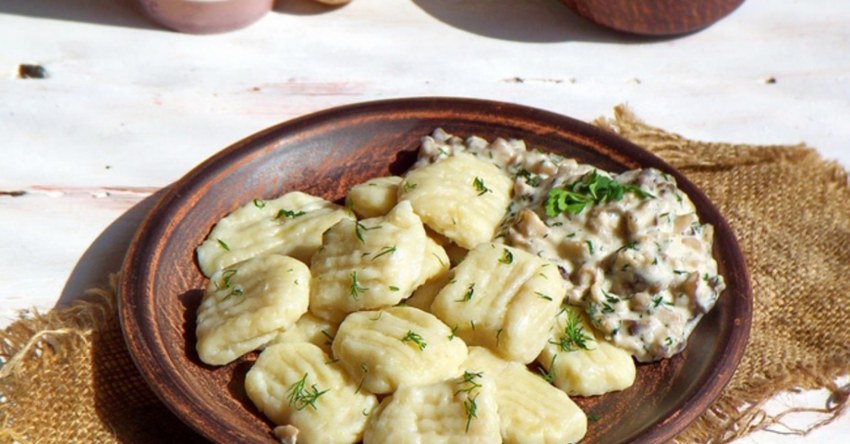 Клецки с курицей на второе