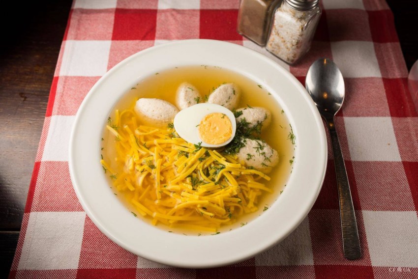 Суп с рисовой лапшой