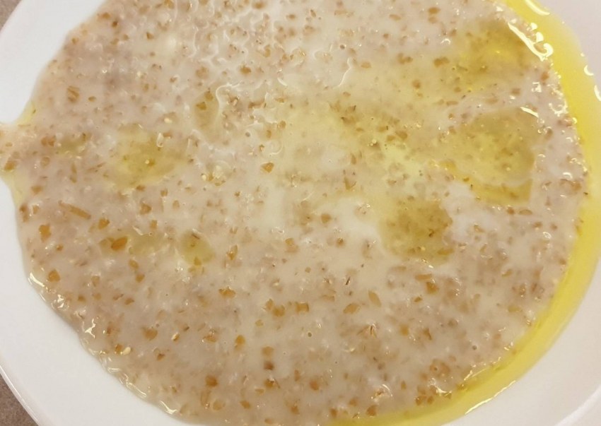 Молочная каша с ячневой крупой