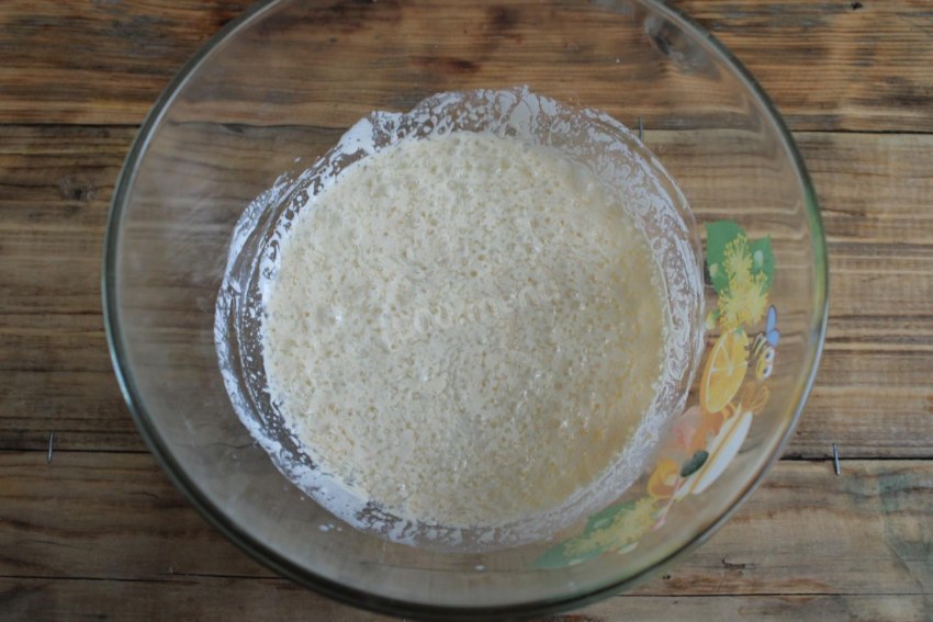 Мачанка из яиц молока и муки
