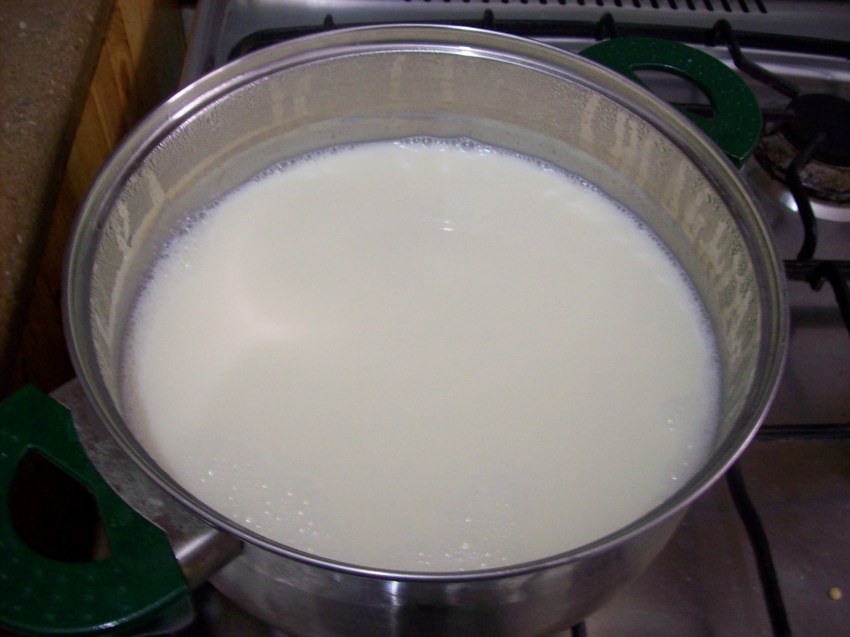 Опара с сухими дрожжами кекса на молоке