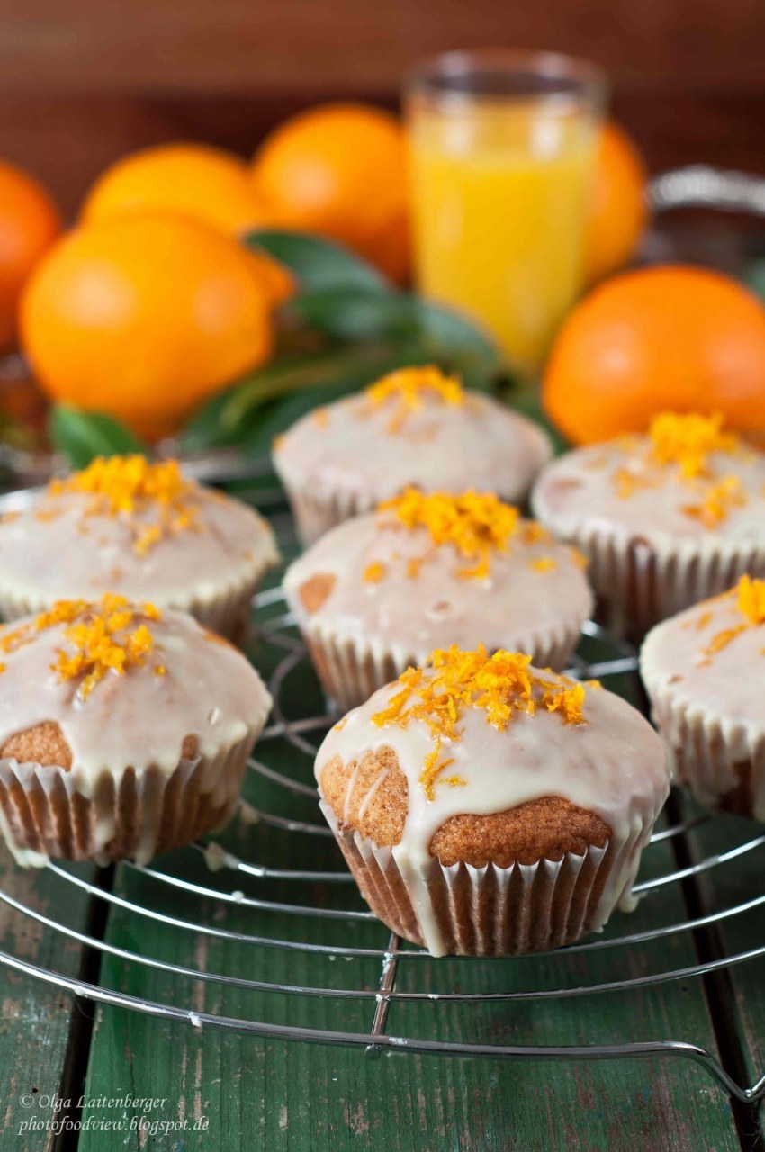 Маффины с апельсином