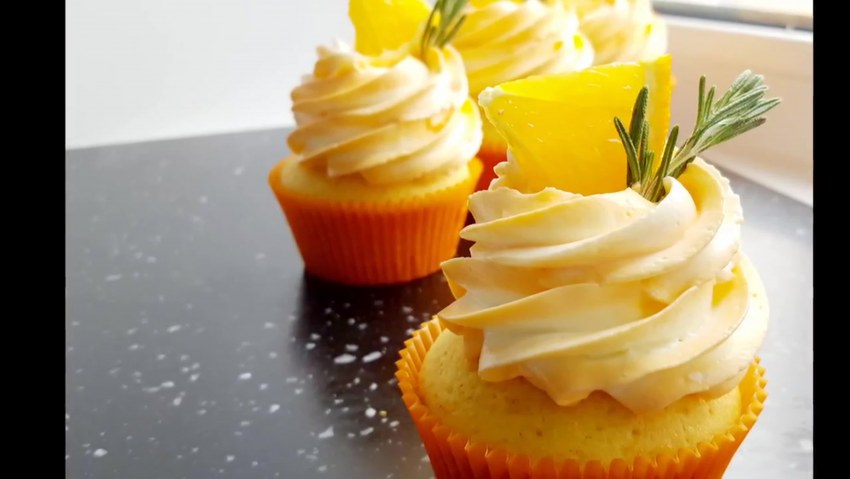 Шоколадные капкейки с апельсином