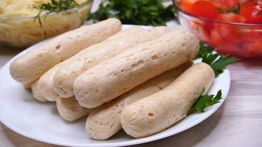 Домашние куриные сосисоны