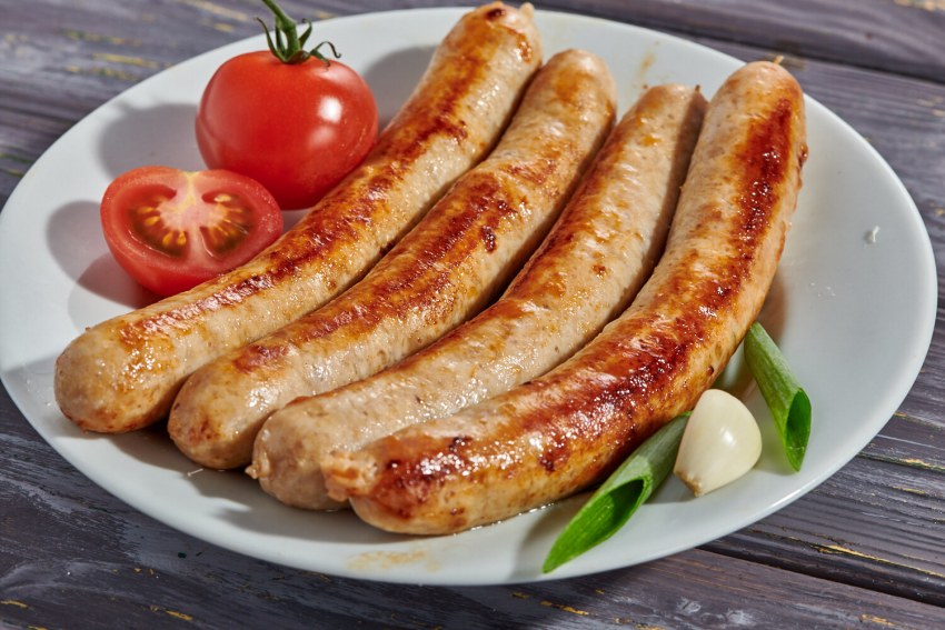 Колбаски куриные тонкие