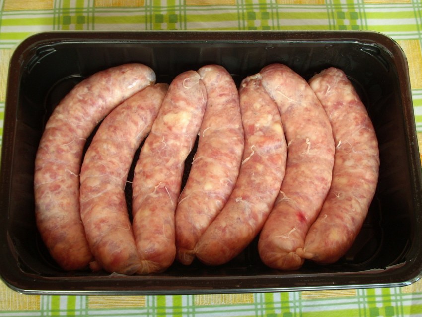 Домашние куриные сосиски