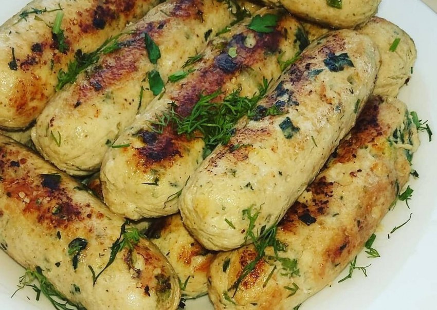 Сосиски домашние из филе домашние куриного