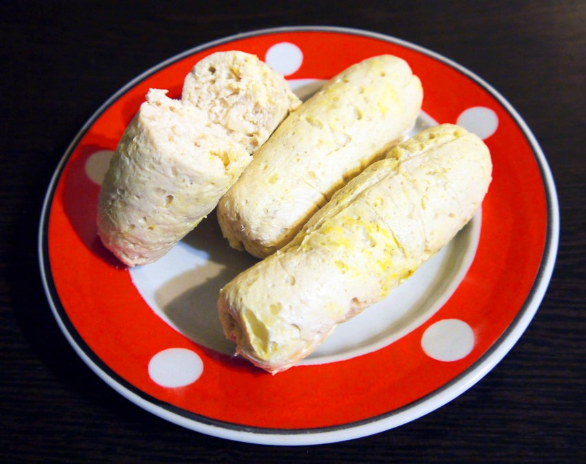 Куриные сосиски с сыром
