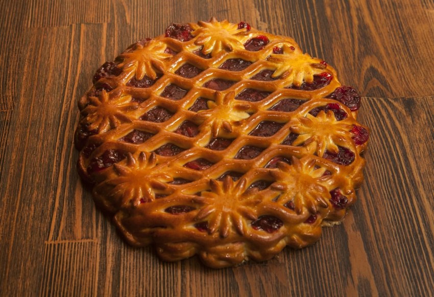 Droжжевой пирог с ябло ками