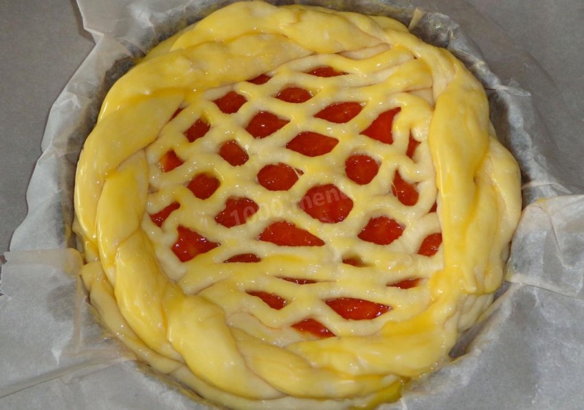 Фруктовый пирог домашний