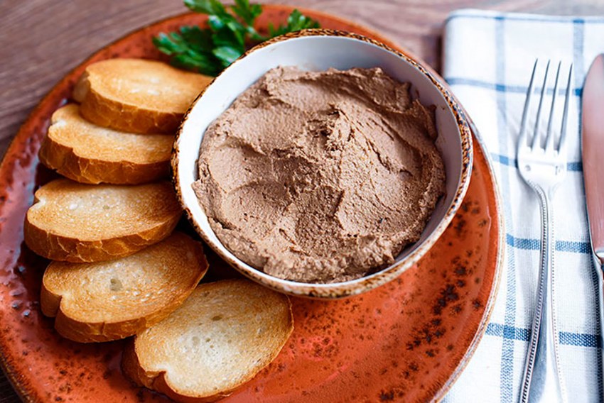 Нежнейший паштет из куриной печени