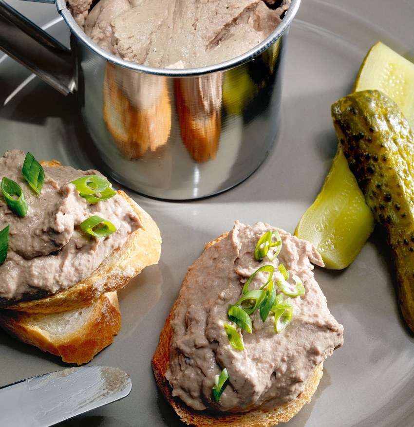 Печёночный паштет из куриной печени