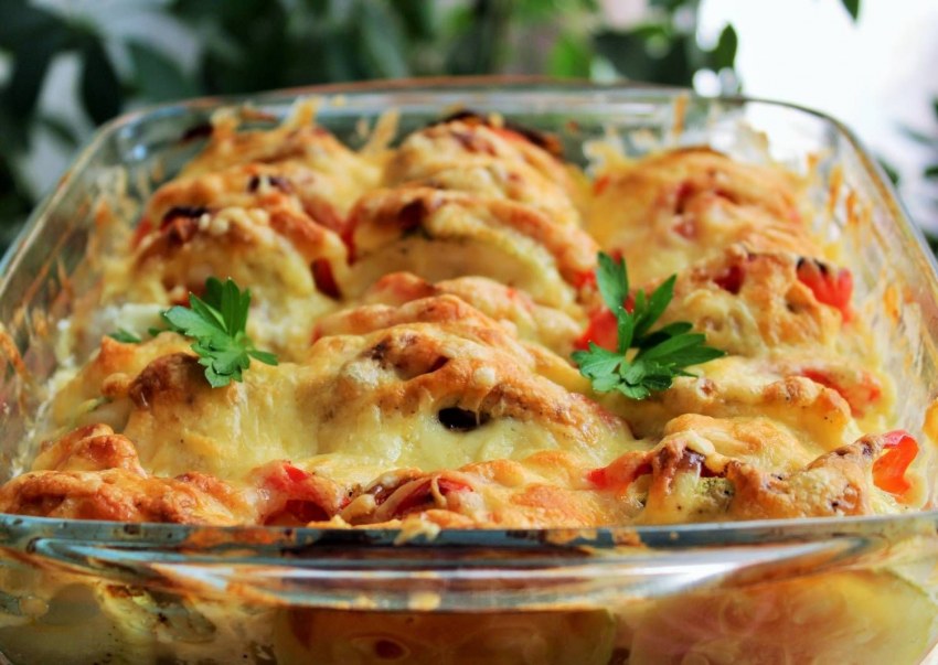 Куриная запеканка в духовке